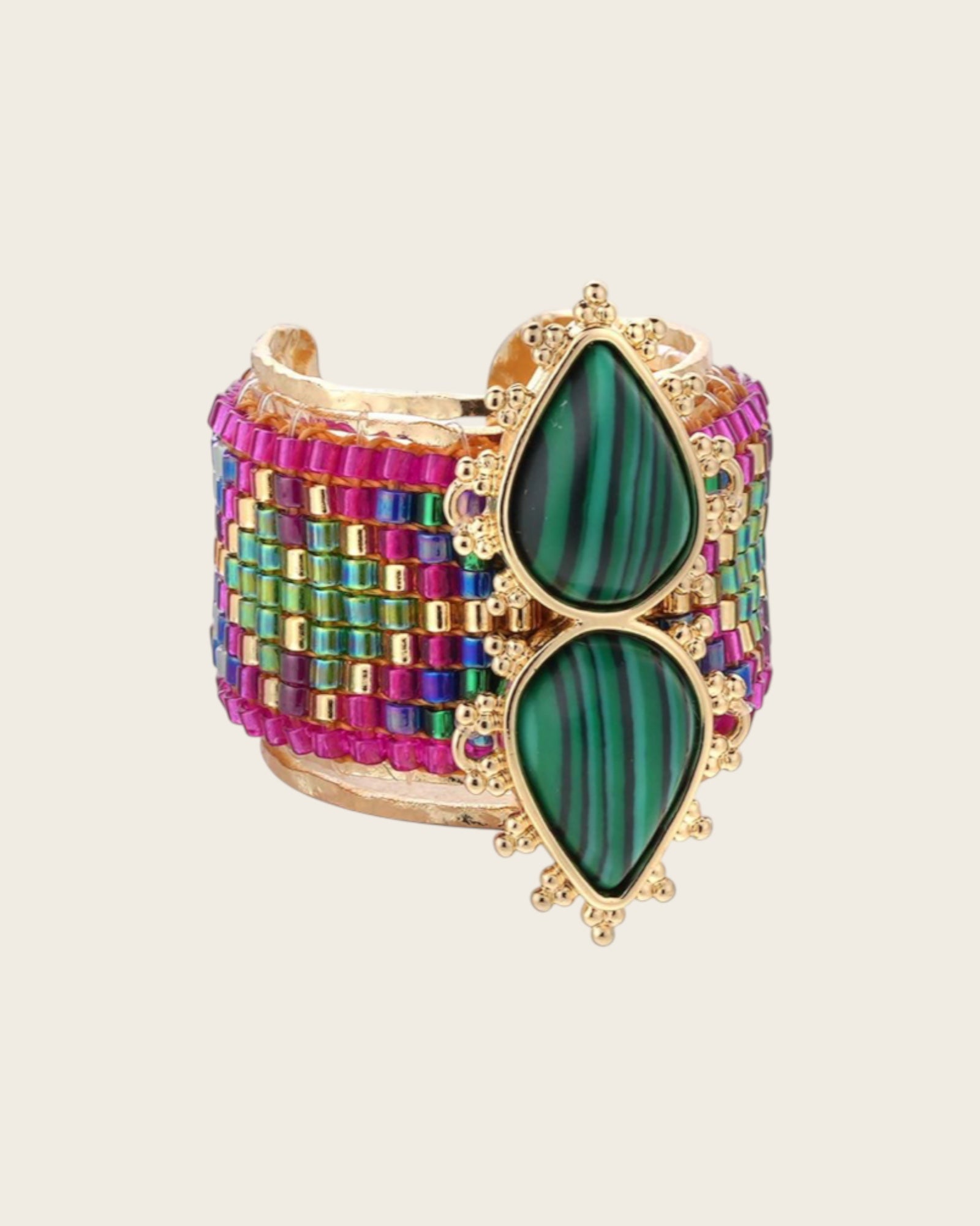 HIPANEMA - Bague Viva Emeraude