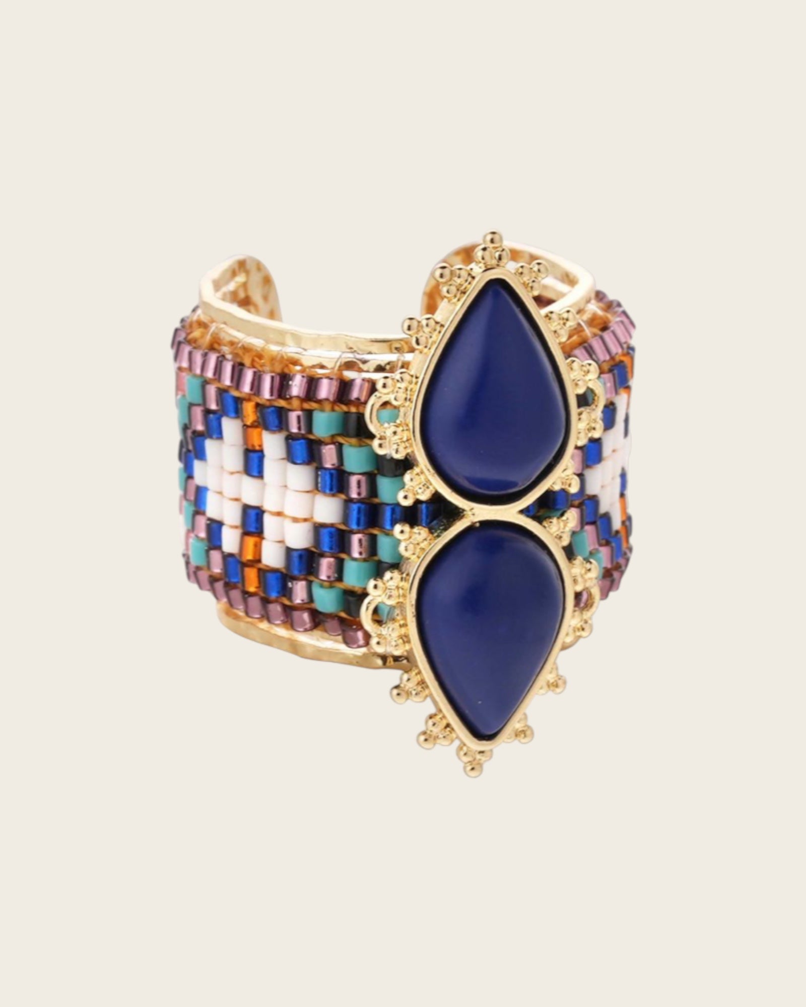 HIPANEMA - Bague Viva Indigo