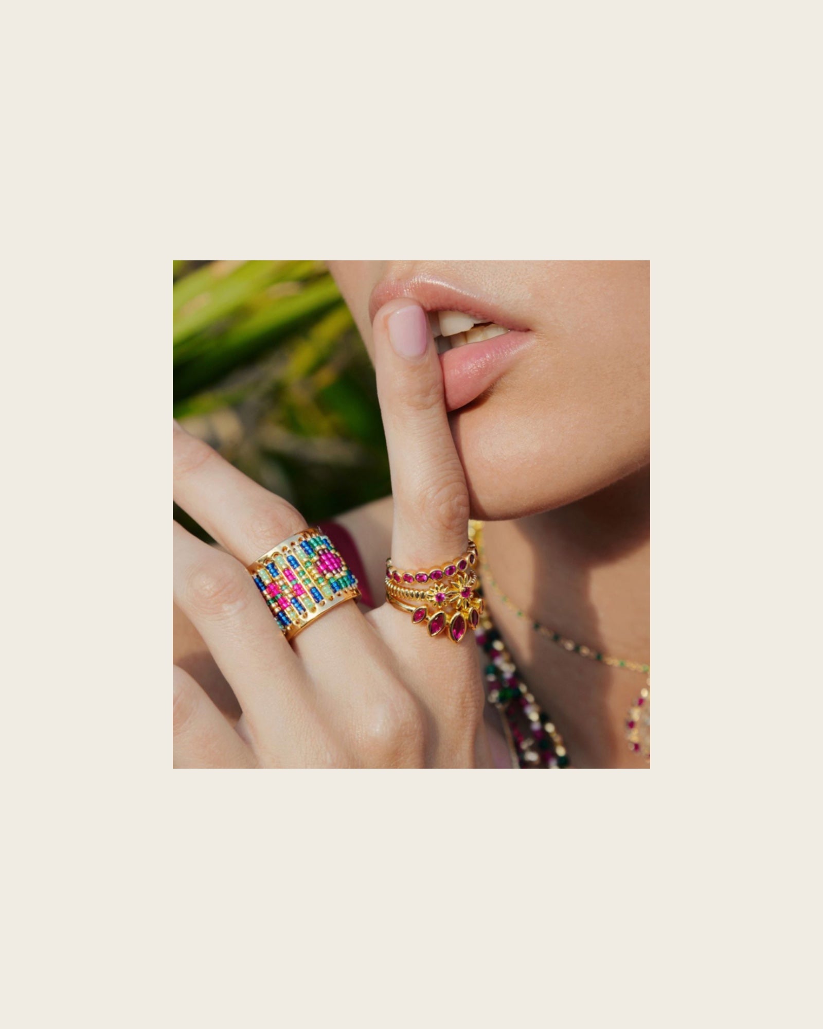 HIPANEMA - Bague Verano indigo