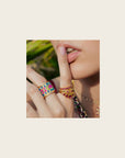 HIPANEMA - Bague Verano indigo