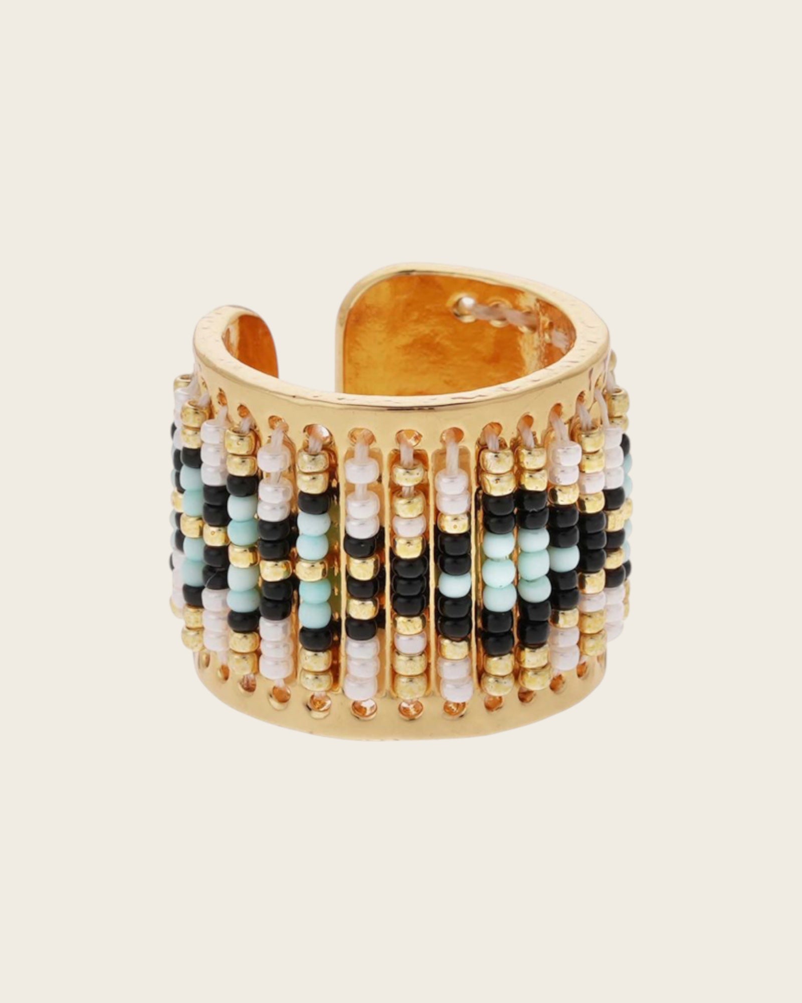 HIPANEMA - Bague Verano noir
