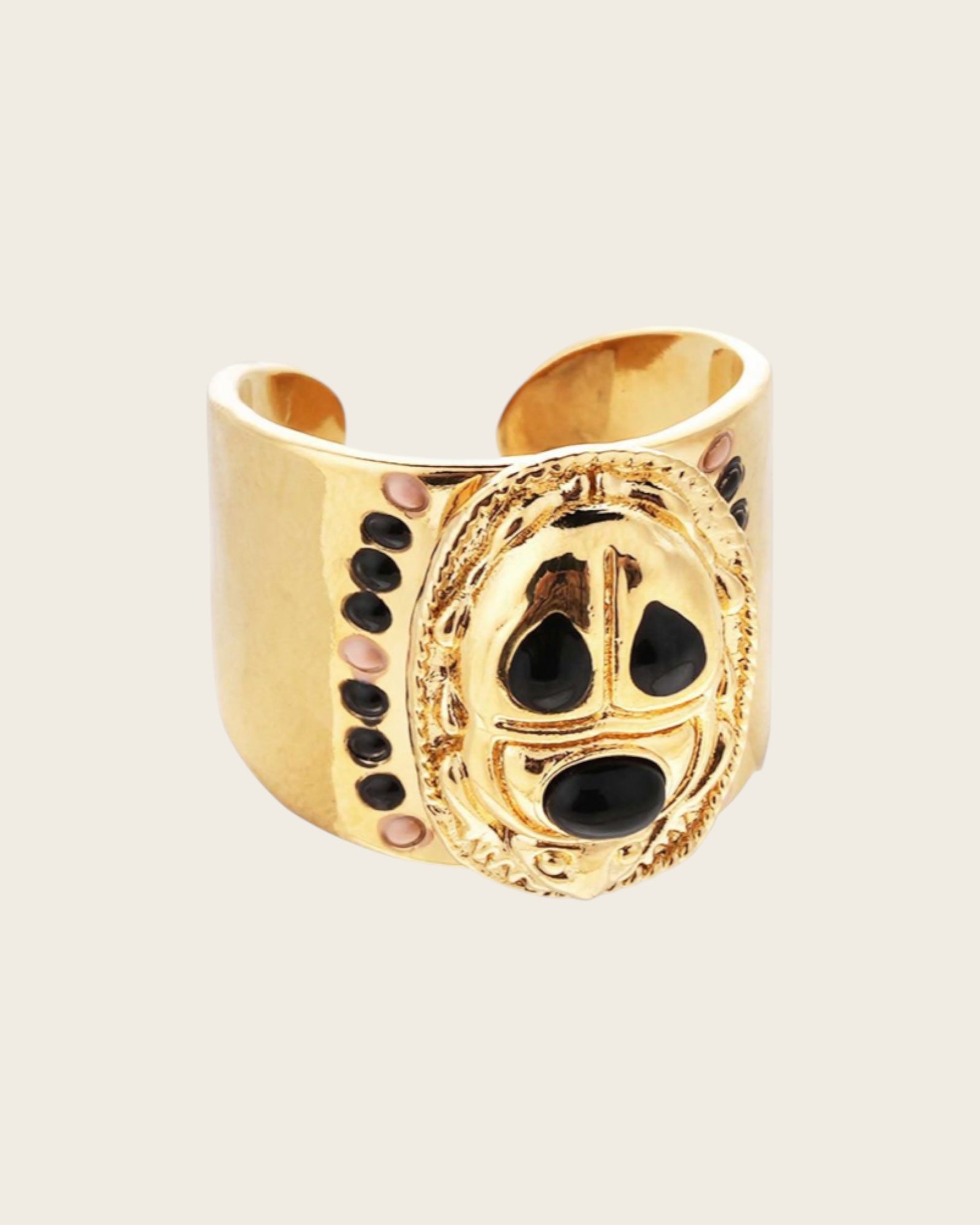 HIPANEMA - Bague Trezor Noir