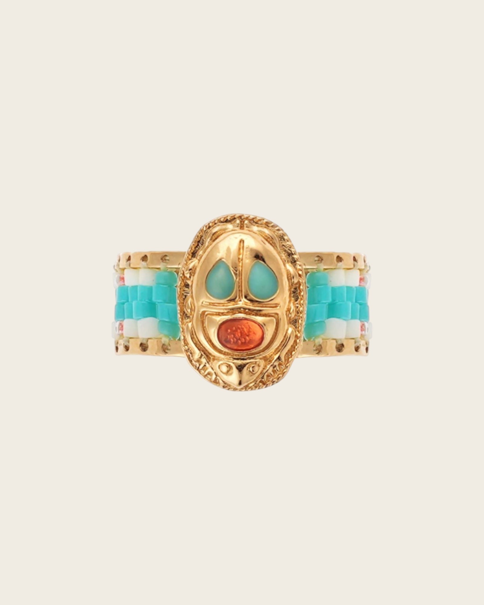 HIPANEMA - Bague Nyle Turquoise