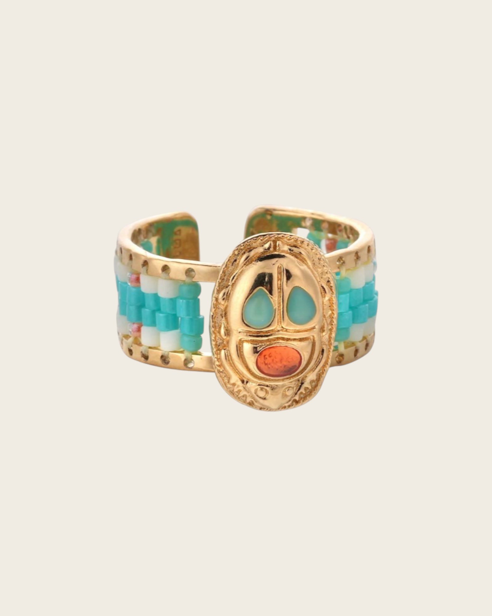 HIPANEMA - Bague Nyle Turquoise