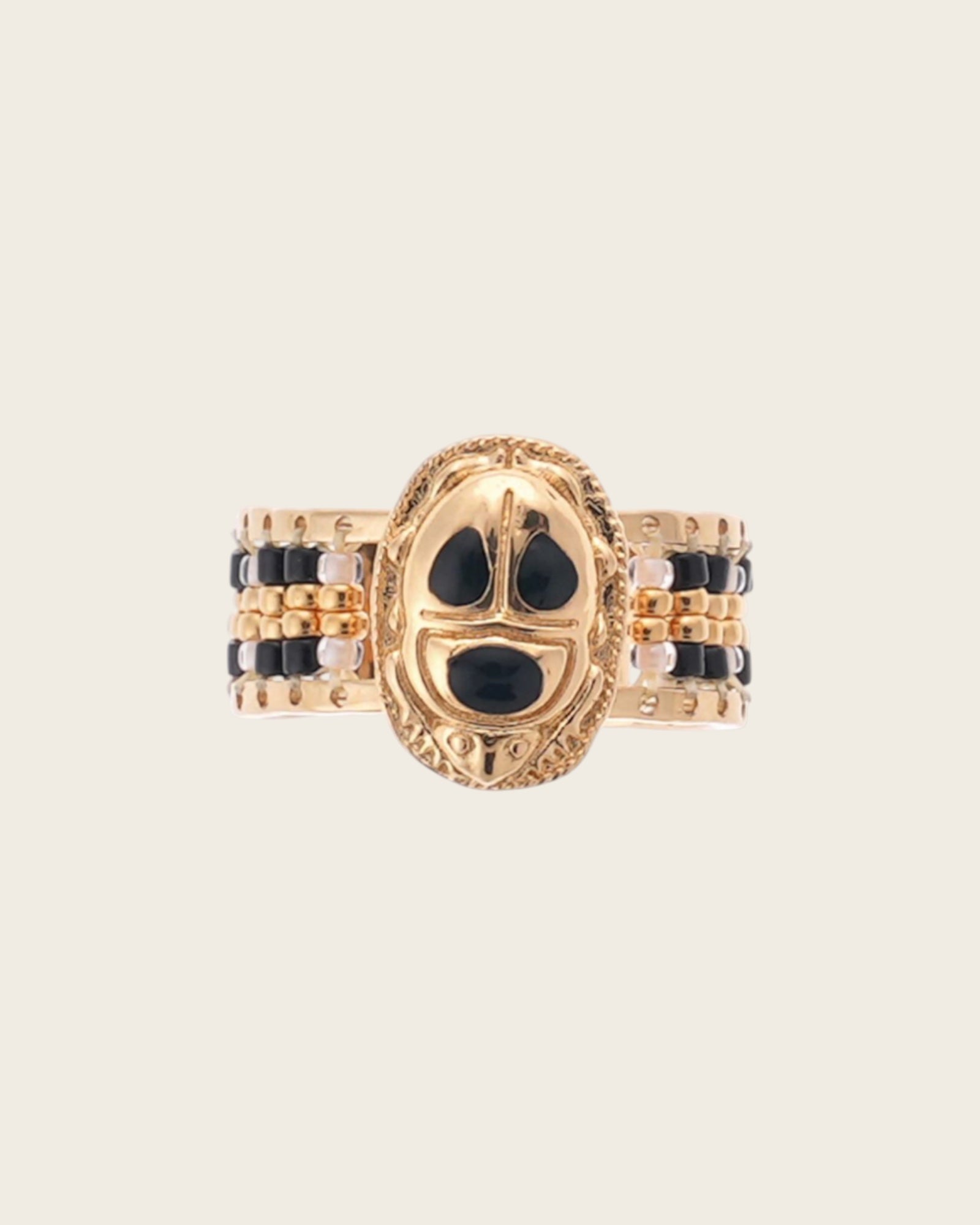 HIPANEMA - Bague Nyle Noir