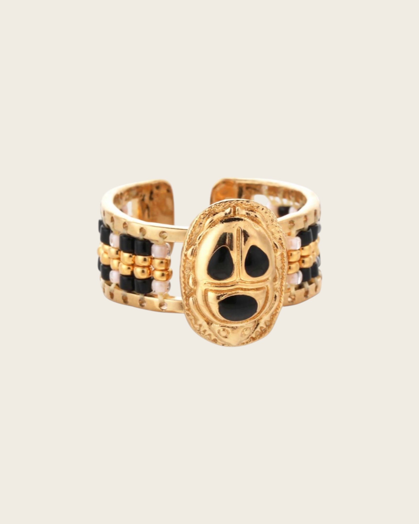 HIPANEMA - Bague Nyle Noir