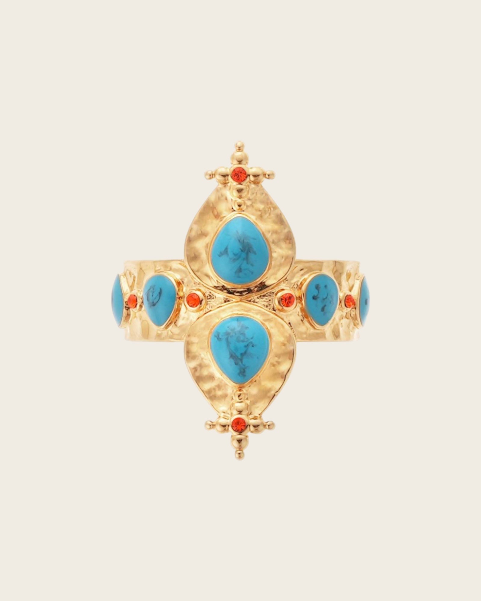 HIPANEMA - Bague Vadja Turquoise