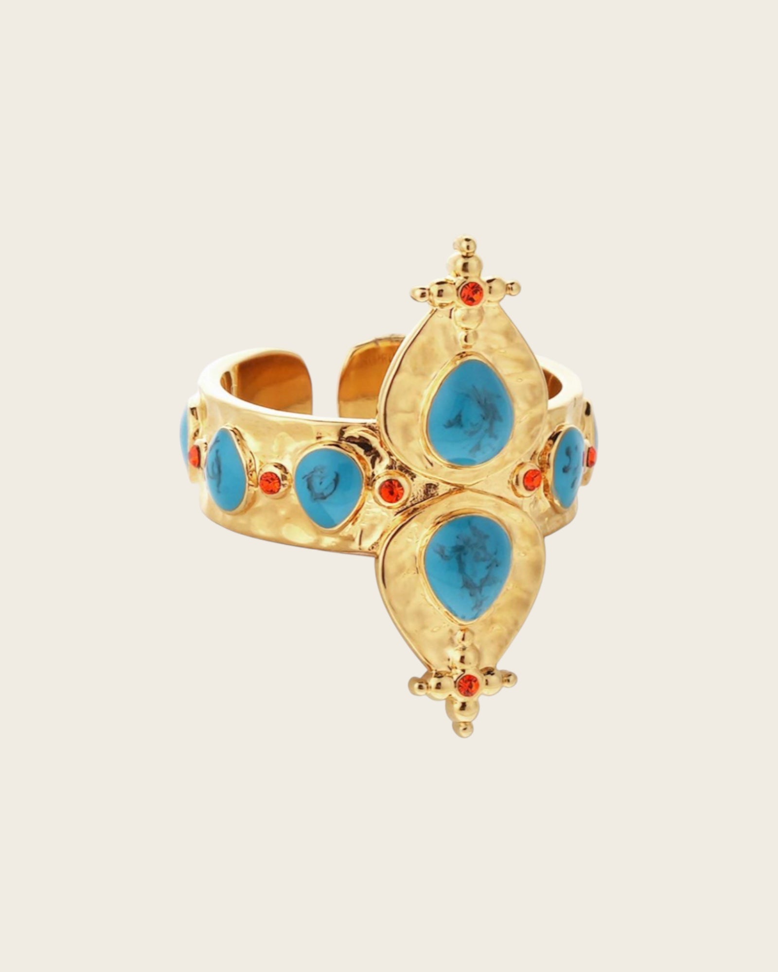 HIPANEMA - Bague Vadja Turquoise