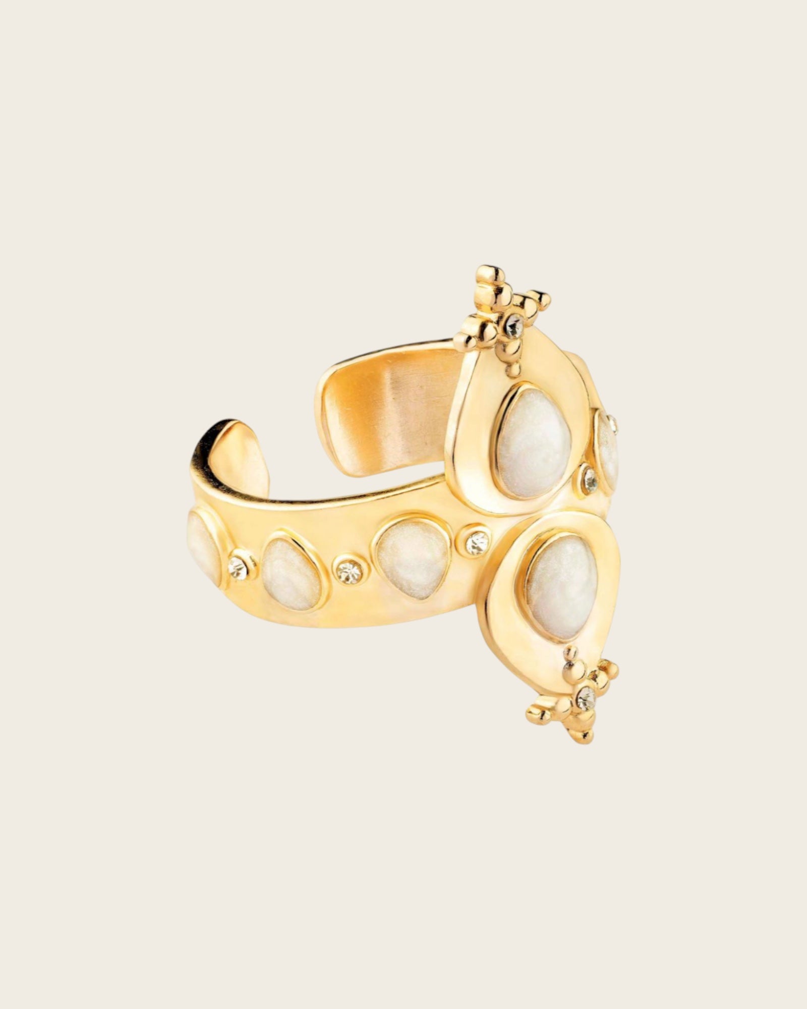 HIPANEMA - Bague Vadja Blanc