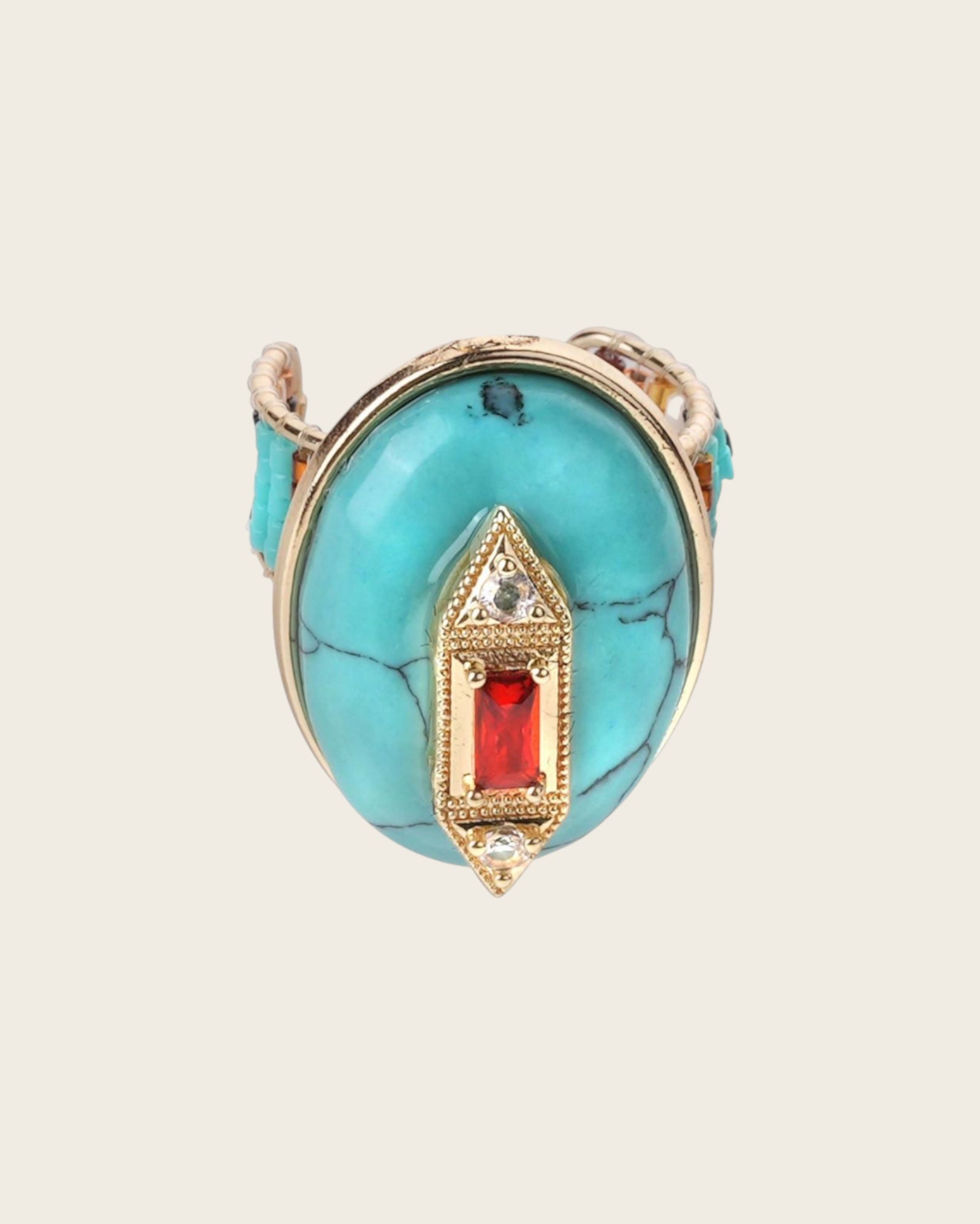 HIPANEMA - Bague Teonie Turquoise