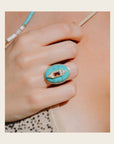 HIPANEMA - Bague Teonie Turquoise