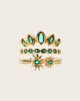 HIPANEMA - Bague Jacinta Emeraude