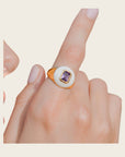 HIPANEMA - Bague Chana Blanc