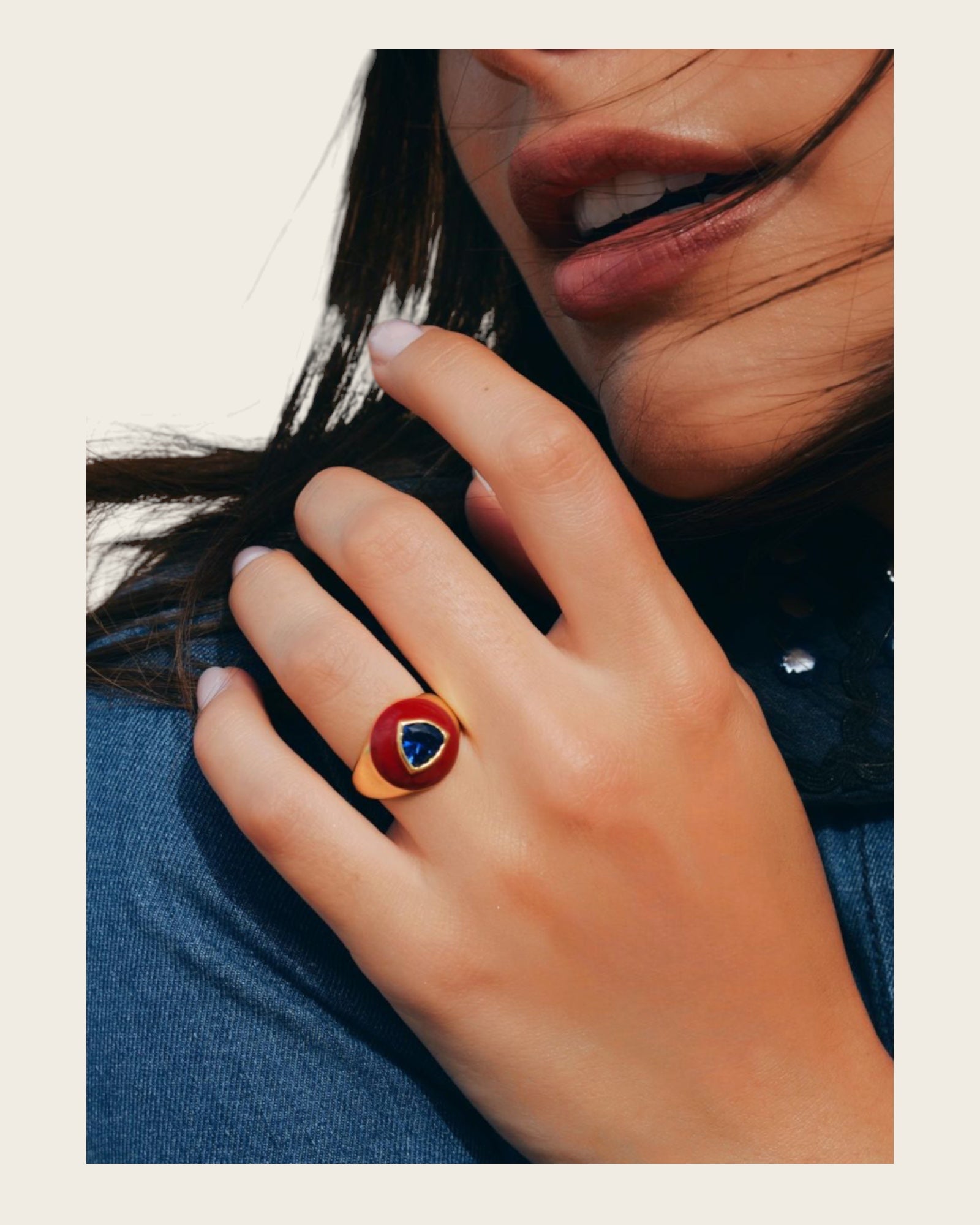 HIPANEMA - Bague Chana Rubis