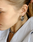ZAG BIJOUX - Boucles d'oreilles CHANTAL acier argenté