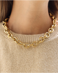 ZAG BIJOUX - Collier ECUME acier doré