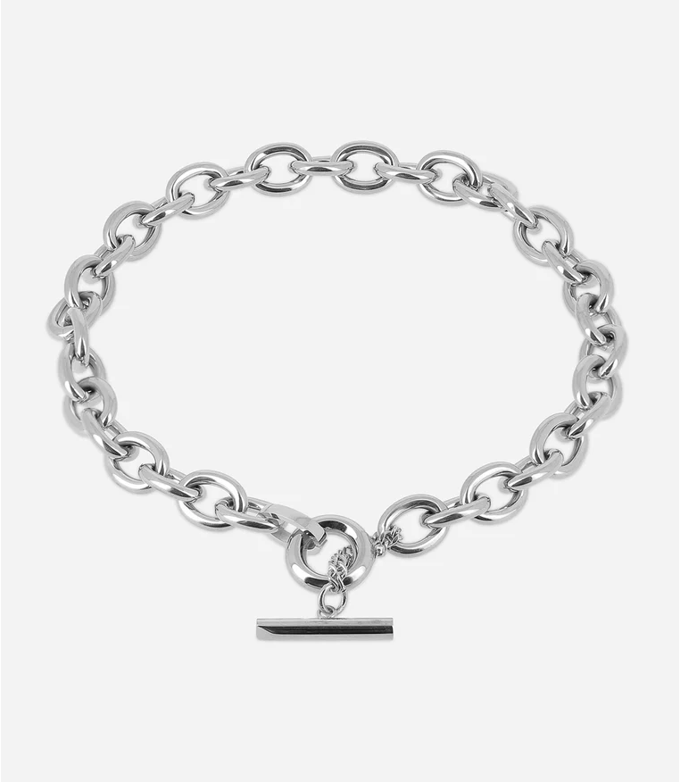 ZAG BIJOUX - Collier ECUME acier argenté