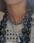 ZAG BIJOUX - Collier ECUME acier argenté