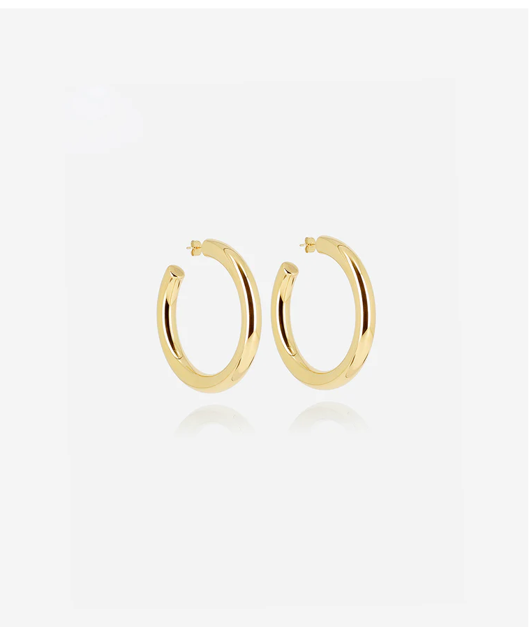 ZAG BIJOUX - Boucles d'oreilles TYSIA acier doré