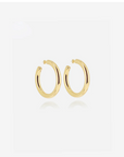 ZAG BIJOUX - Boucles d'oreilles TYSIA acier doré