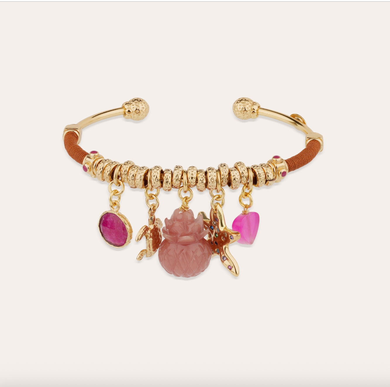 GAS BIJOUX - Bracelet ZANCHA métal doré à l'or fin