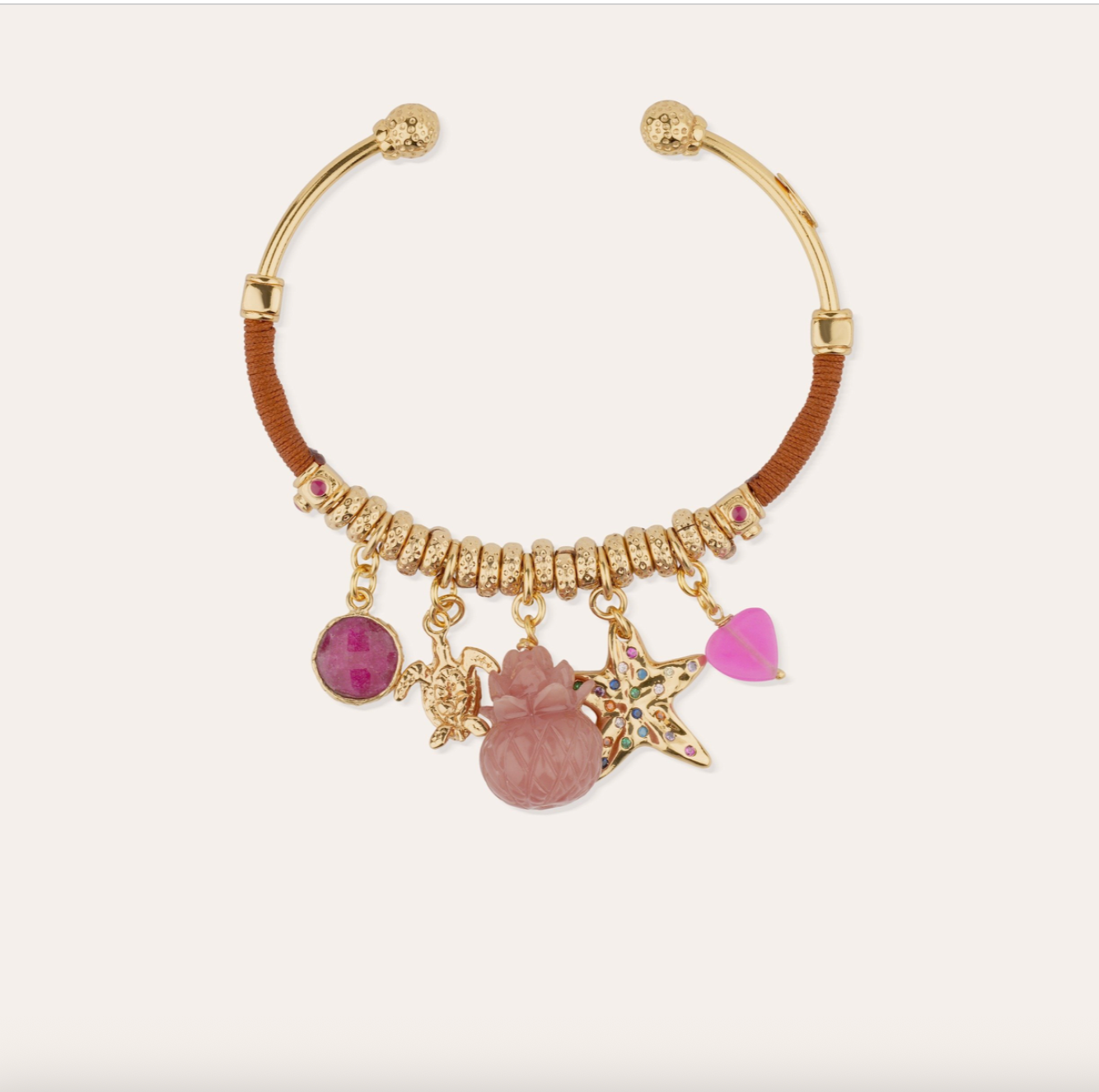 GAS BIJOUX - Bracelet ZANCHA métal doré à l'or fin