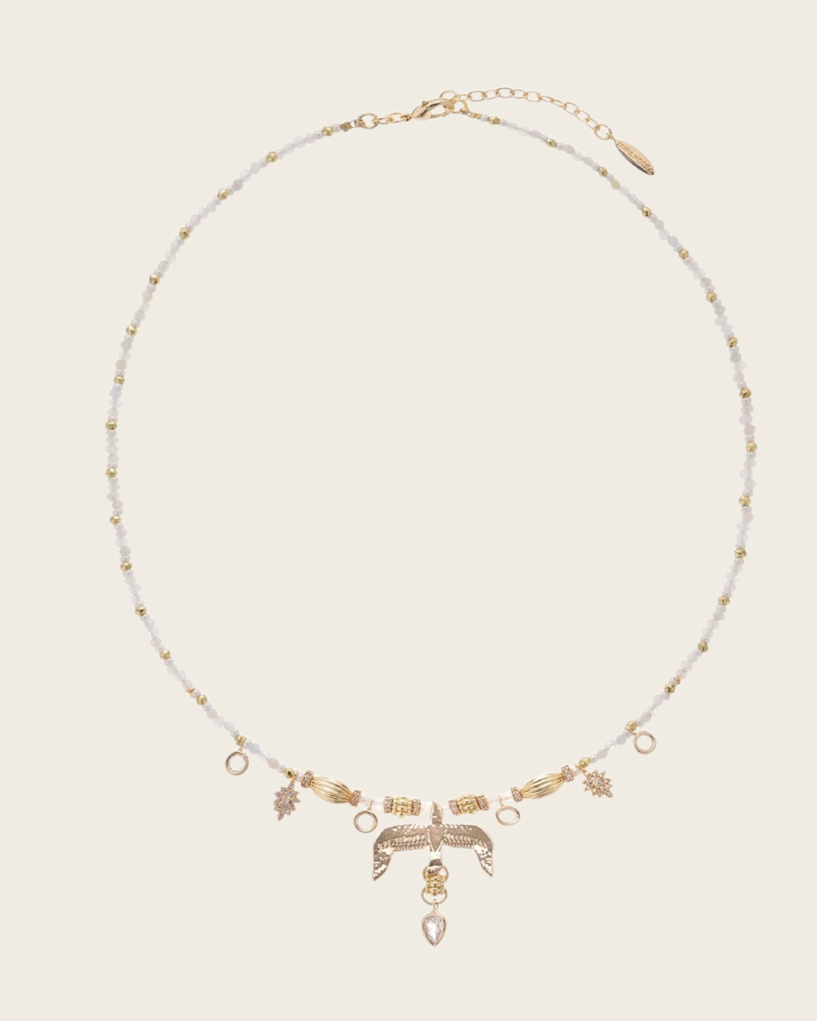 HIPANEMA - Collier Gallica Blanc