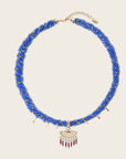 HIPANEMA - Collier Bilkis Bleu