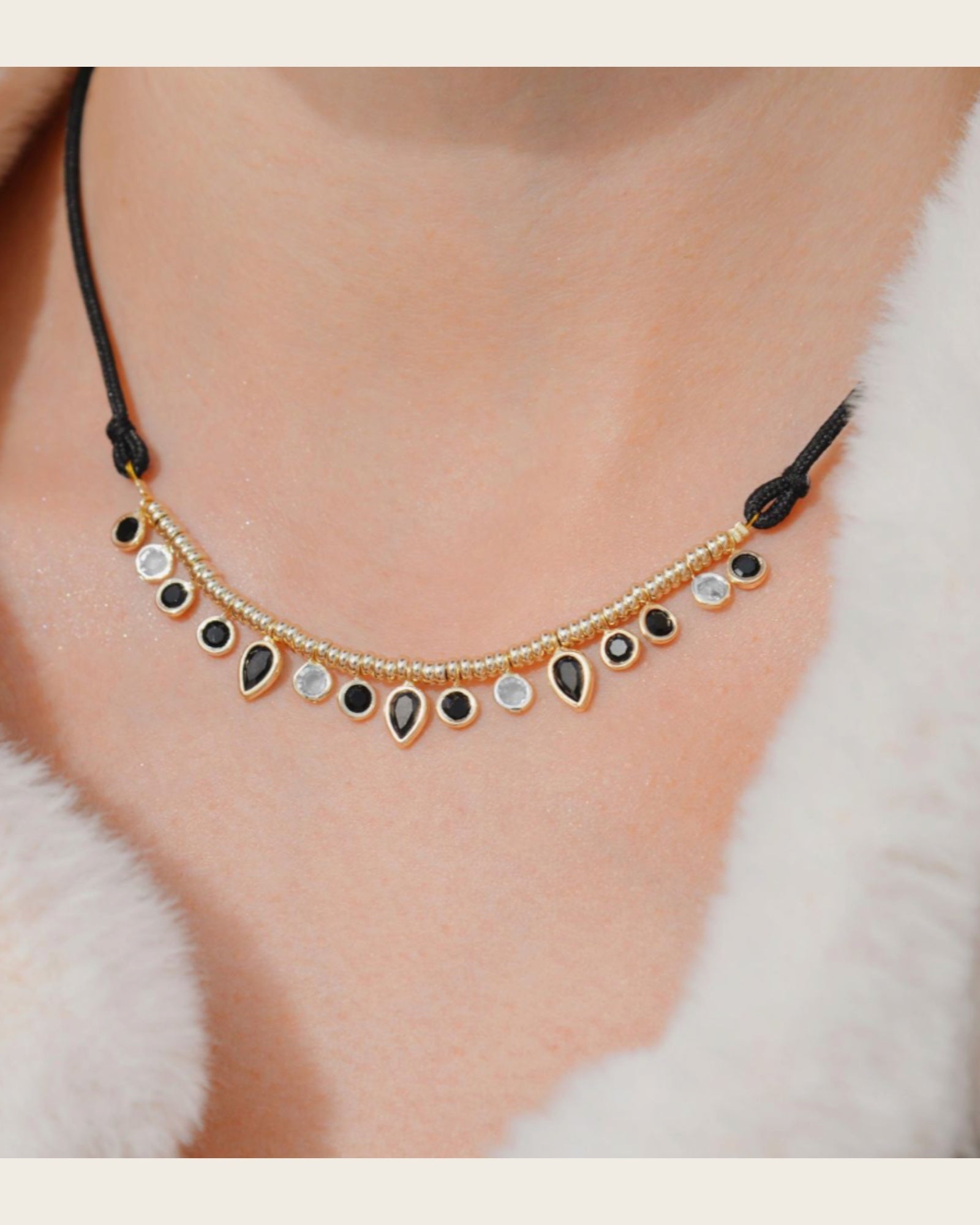 HIPANEMA - Collier Vikram Noir