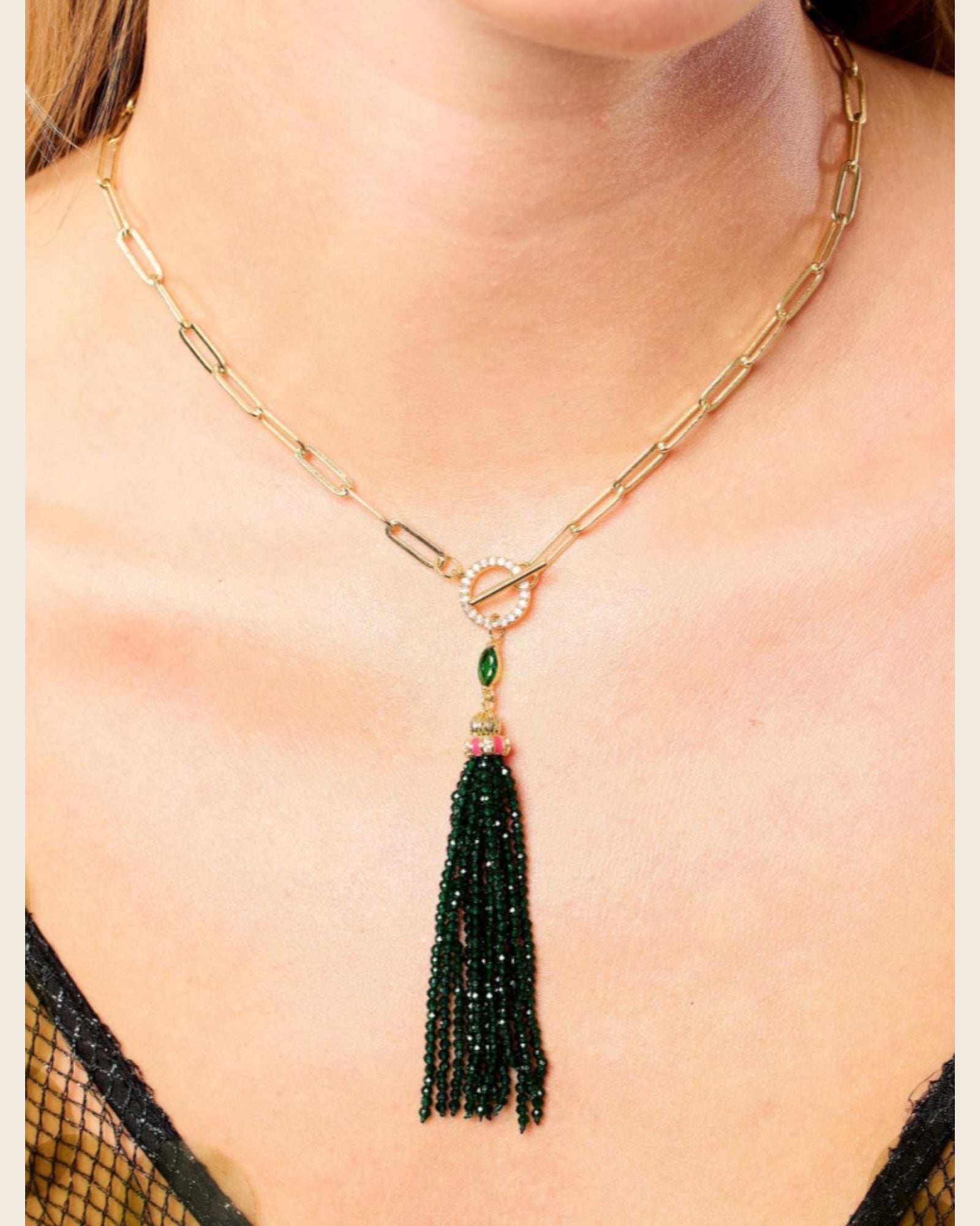 HIPANEMA - Collier Mila Emeraude