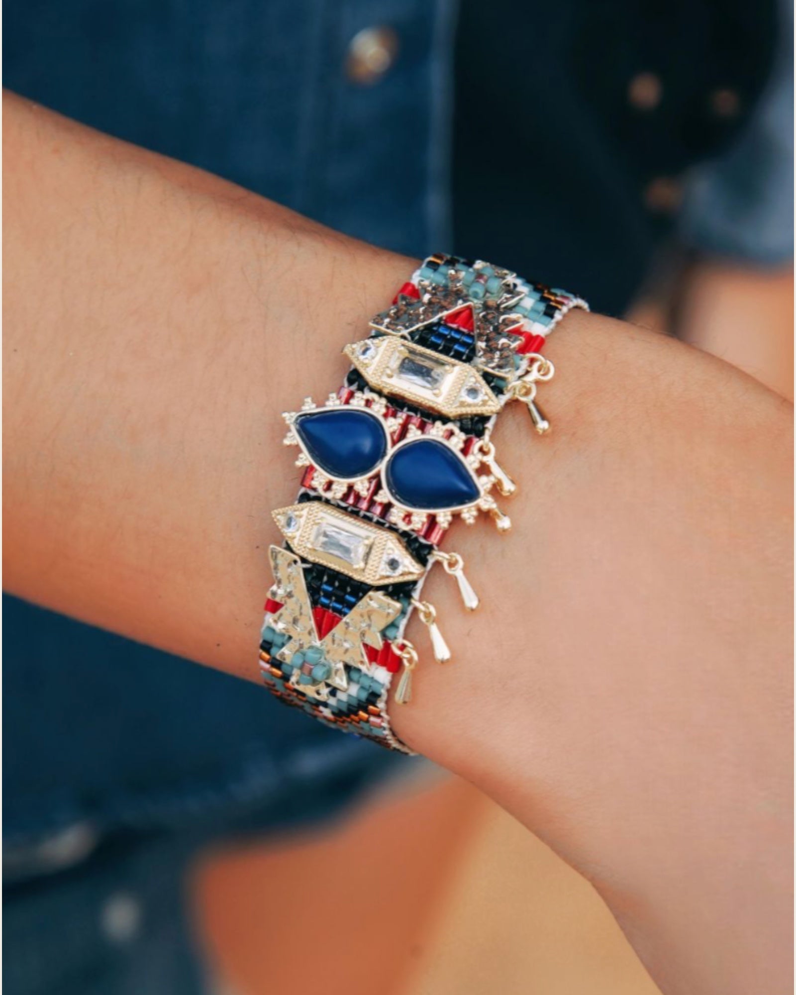 HIPANEMA - Bracelet Ranya Indigo