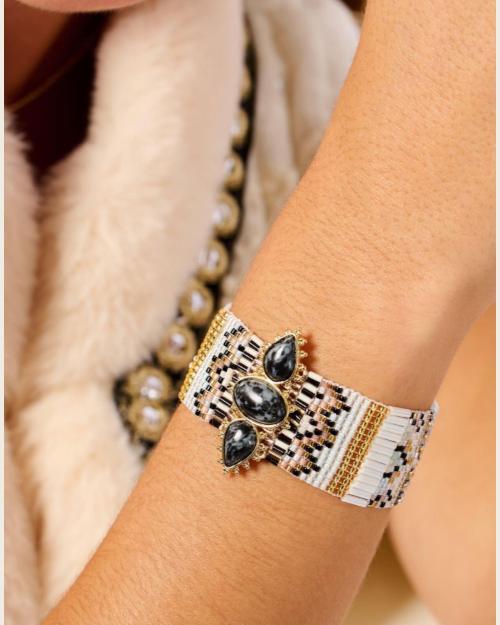 HIPANEMA - Bracelet Noliti Noir