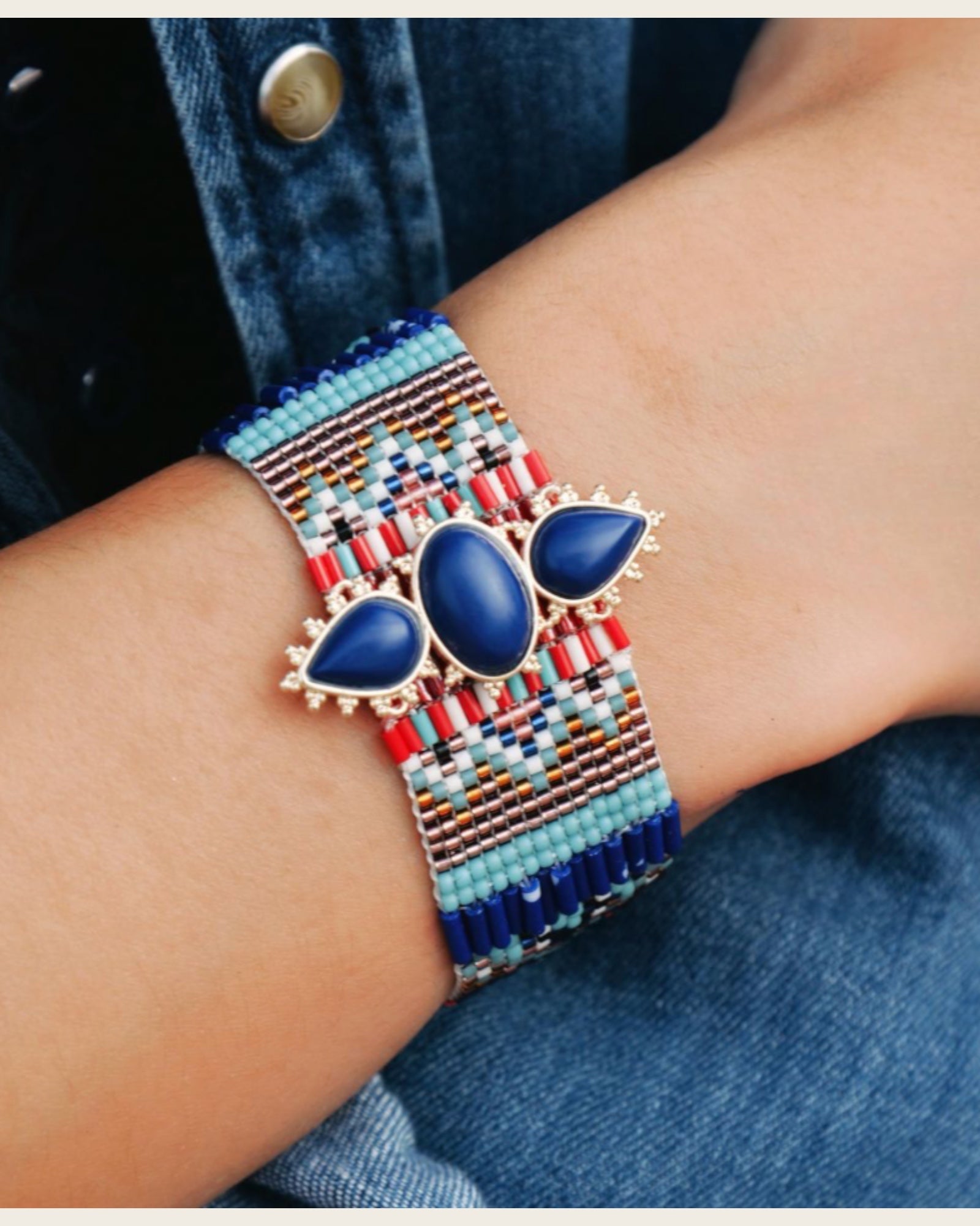 HIPANEMA - Bracelet Noliti Indigo