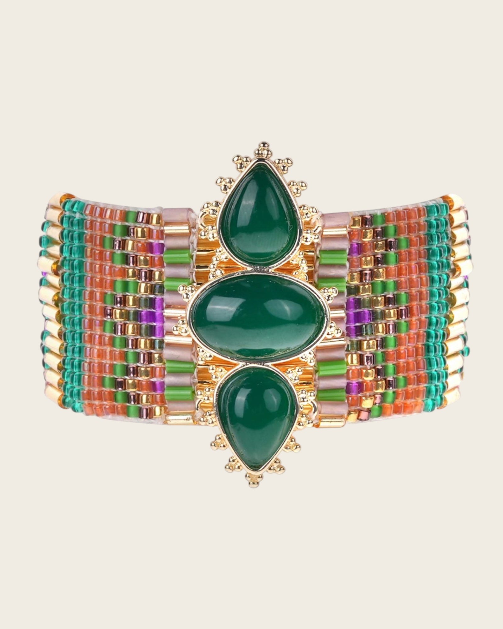 HIPANEMA - Bracelet Noliti Emeraude