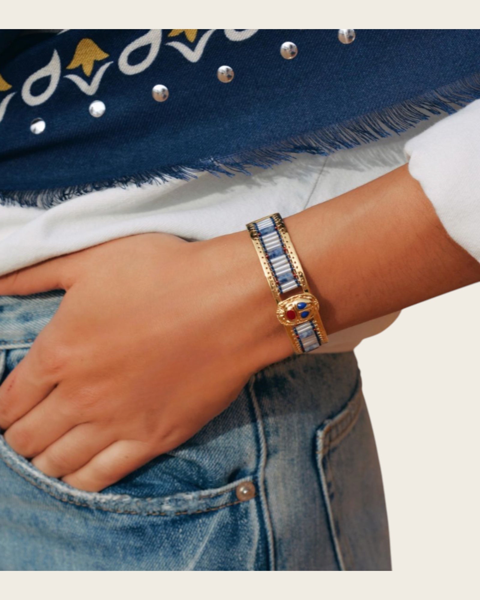 HIPANEMA - Bracelet Kayanne Indigo