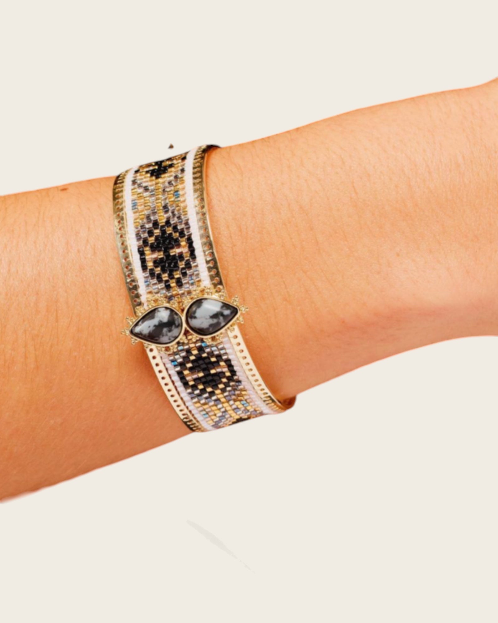 HIPANEMA - Bracelet Frisco Noir