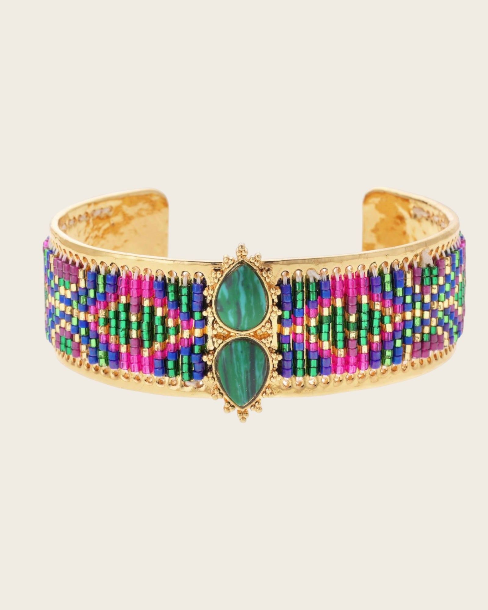 HIPANEMA - Bracelet Frisco Emeraude