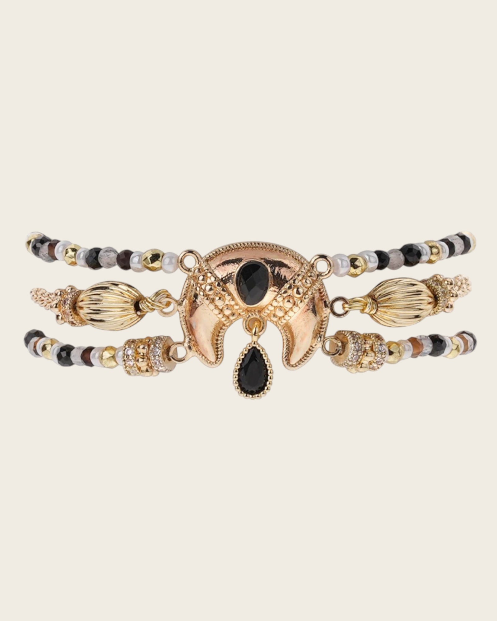 HIPANEMA - Bracelet Manalou Noir