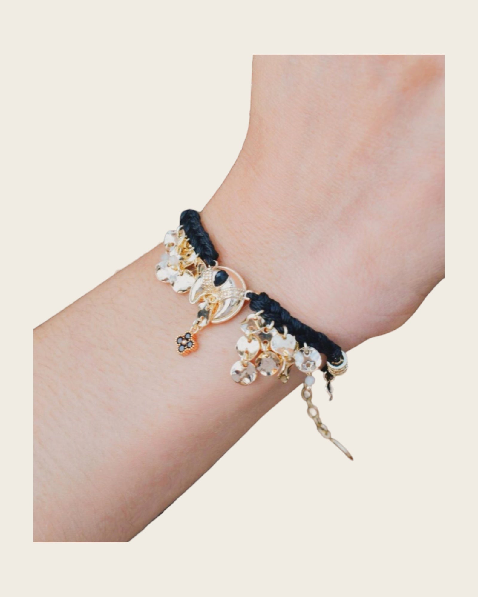 HIPANEMA - Bracelet Rozo Noir