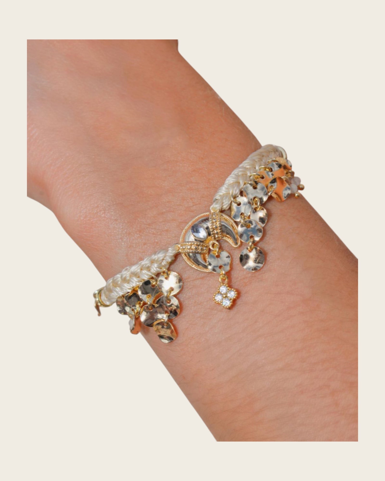 HIPANEMA - Bracelet Rozo Blanc