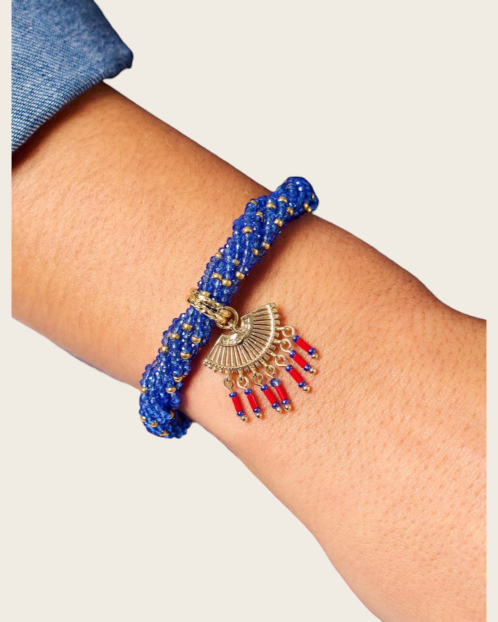 HIPANEMA - Bracelet Nali Bleu