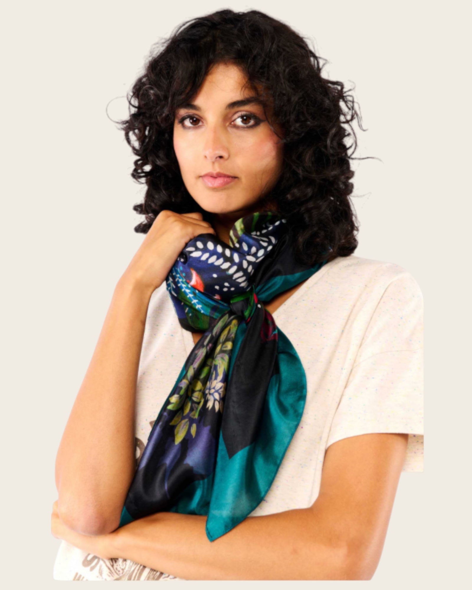 WILD - Foulards Winter Jungle Bleu