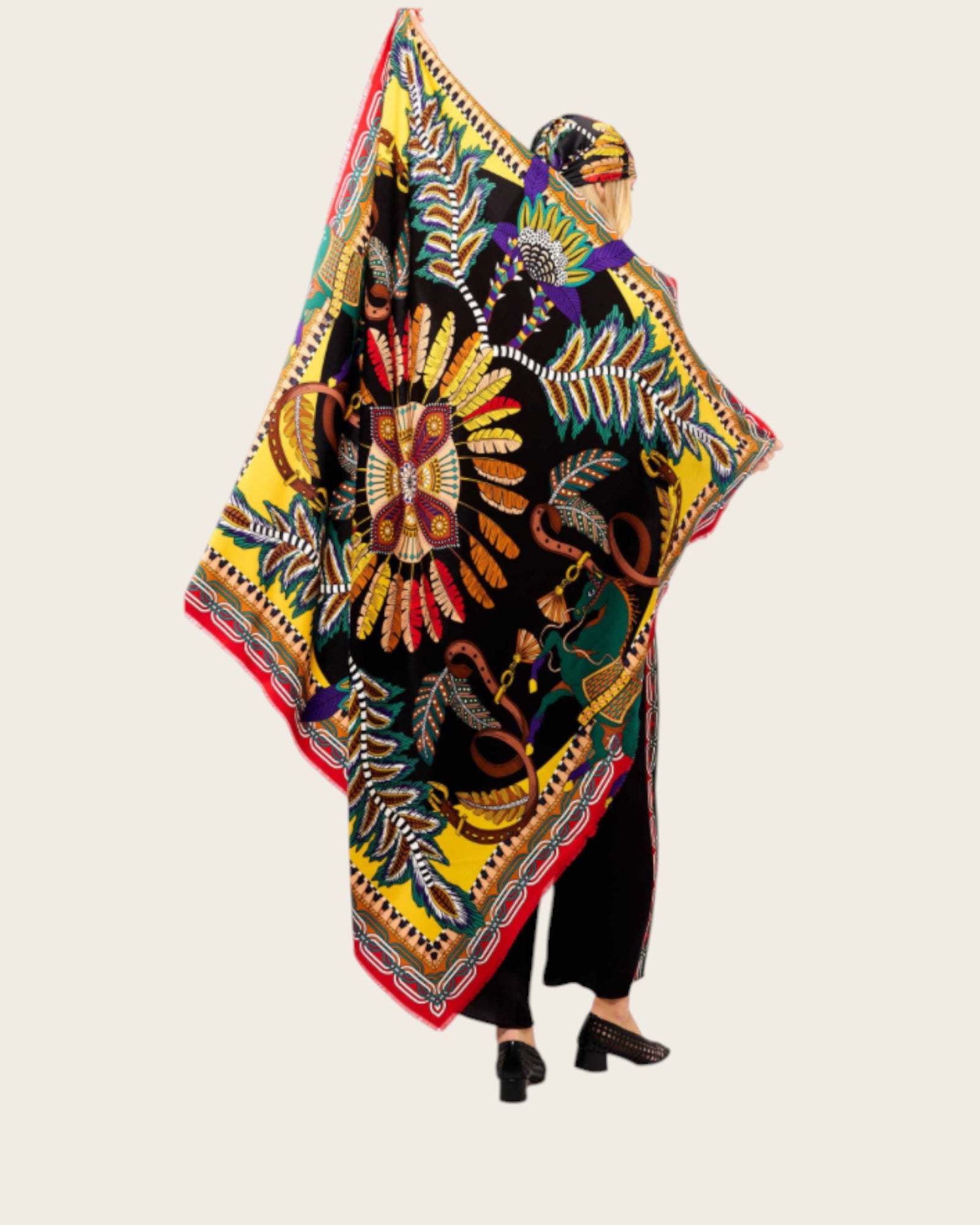 WILD - Foulards Pony Big Noir