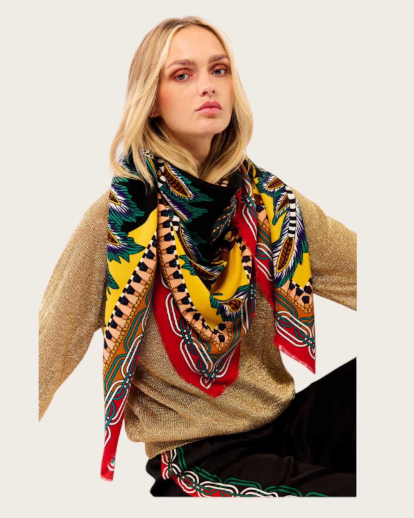 WILD - Foulards Pony Big Noir