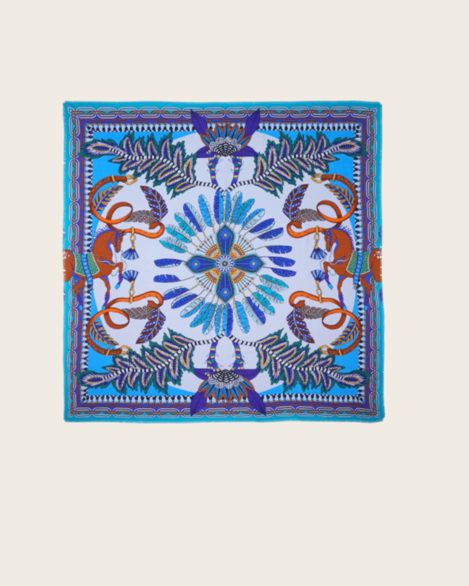 WILD - Foulards Pony Big Bleu