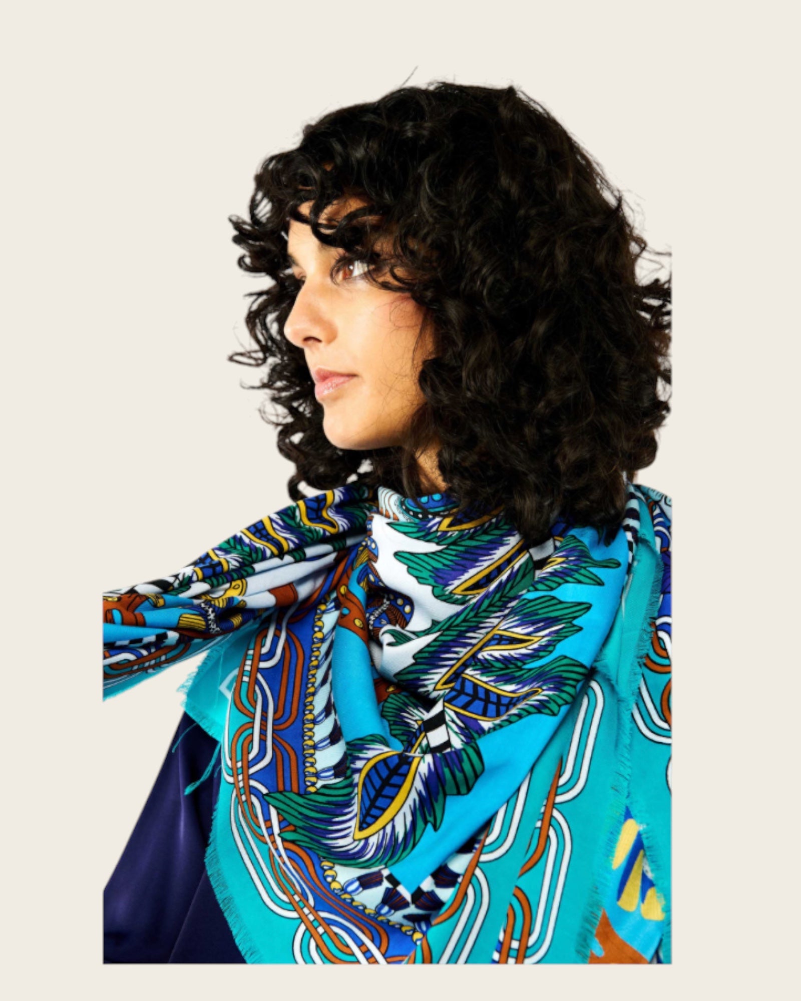 WILD - Foulards Pony Big Bleu