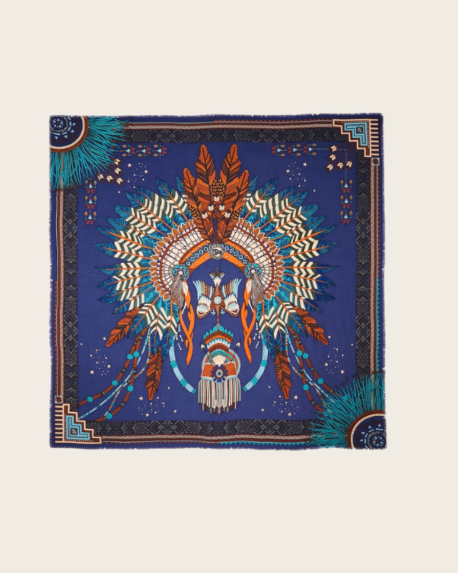 WILD - Foulards Nouveau Western Big Bleu