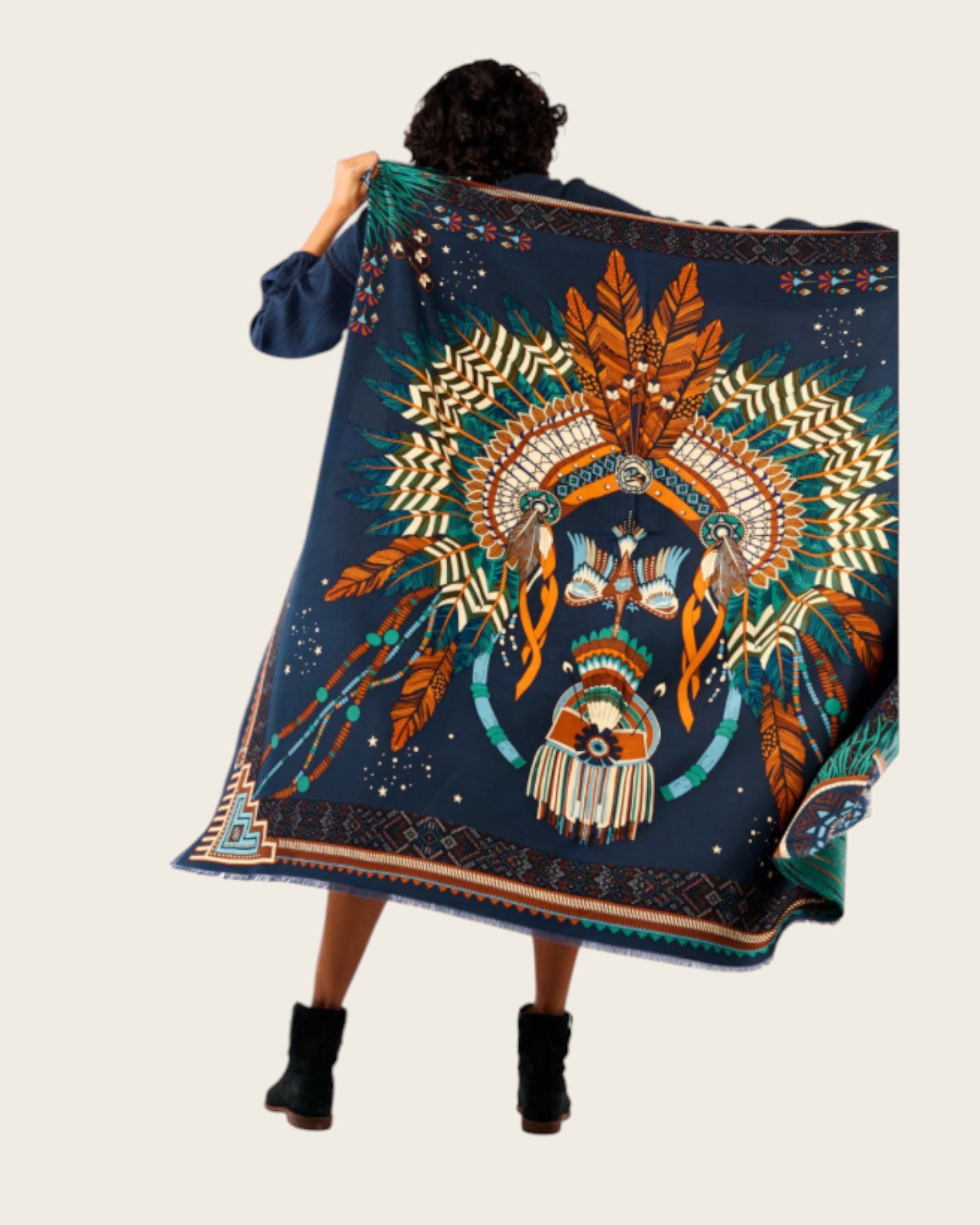 WILD - Foulards Nouveau Western Big Bleu