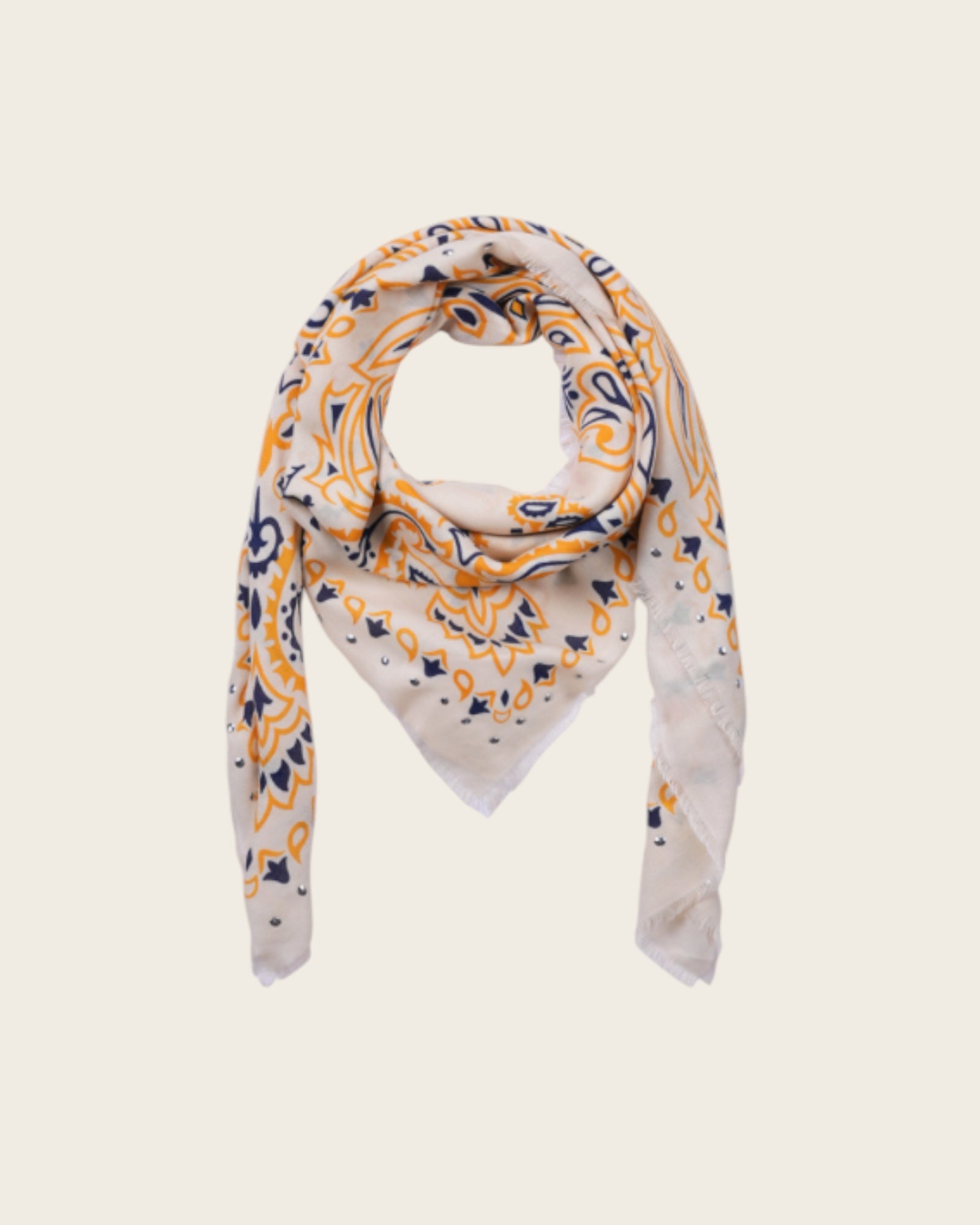 WILD - Foulards Paisley Big Blanc