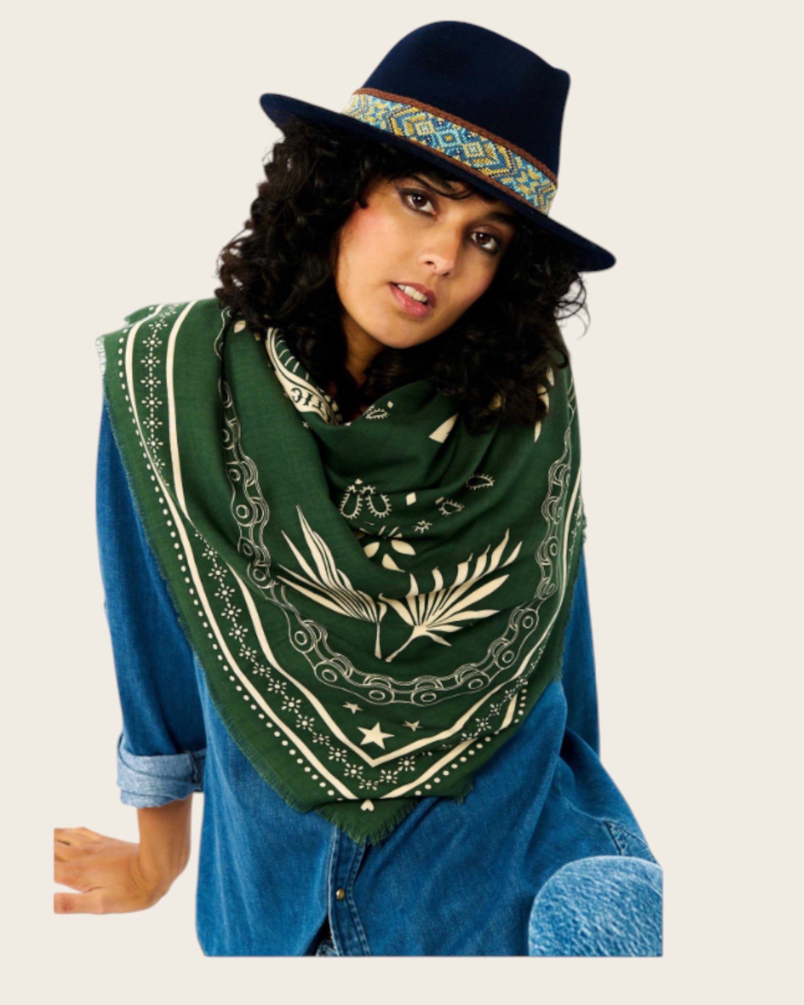 WILD - Foulards Bandana Big Vert